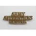 Army Apprentices School Shoulder Title