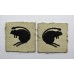 Pair of 4th Armoured Brigade Cloth Formation Signs (2nd Pattern)