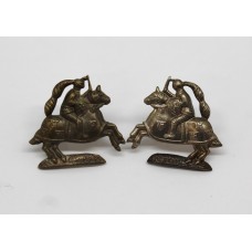 Pair of Fife and Forfar Yeomanry Collar Badges