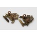 Pair of Fife and Forfar Yeomanry Collar Badges