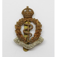 Royal Army Medical Corps (R.A.M.C.) Bi-Metal Cap Badge - King's Crown