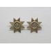 Pair of East Yorkshire Regiment Anodised (Staybrite) Collar Badges - 1st Pattern