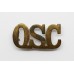 Victorian Ordnance Service Corps (O.S.C.) Shoulder Title