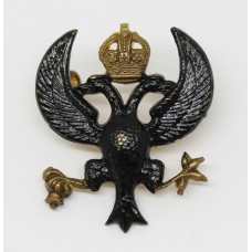 Lanarkshire Yeomanry Officer's Cap Badge - King's Crown