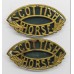 Pair of Scottish Horse Yeomanry (SCOTTISH/HORSE) Shoulder Titles