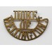 West Riding Regiment (DUKE/OF/WELLINGTON'S) Shoulder Title