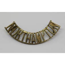 Northamptonshire Regiment (NORTHAMPTON) Shoulder Title