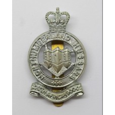Northumberland Hussars Cap Badge - Queen's Crown