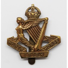North Irish Horse Beret Badge - King's Crown