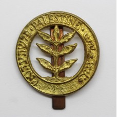 Palestine Regiment Cast Cap Badge