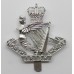 North Irish Horse Anodised (Staybright) Cap Badge - Queen's Crown