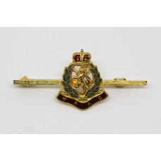 Women's Royal Army Corps (W.R.A.C.) Enamelled Sweetheart Brooch - Queen's Crown