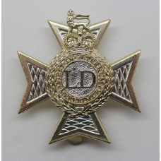 Light Dragoons Anodised (Staybright) Cap Badge