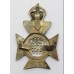 16th County of London Bn. (Queen's Westminster Rifles) London Regiment Officer's Cap Badge - King's Crown