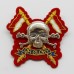 Royal Lancers Officer's Metal & Bullion Beret Badge (Red Backing)