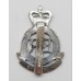 Royal Military Academy Sandhurst Blackened Anodised (Staybrite) Cap Badge