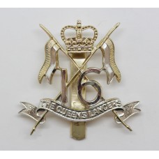 16th/5th Queen's Lancers Anodised (Staybrite) Cap Badge