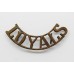 Loyal North Lancashire Regiment (LOYALS) Shoulder Title