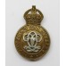 7th Queen's Own Hussars Cap Badge - King's Crown