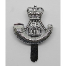 Durham Light Infantry (D.L.I.) Chrome Beret Badge - Queen's Crown