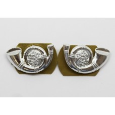 Pair of King's Own Yorkshire Light Infantry (K.O.Y.L.I.) Anodised (Staybrite) Collar Badges