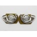 Pair of King's Own Yorkshire Light Infantry (K.O.Y.L.I.) Anodised (Staybrite) Collar Badges