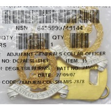 Pair of Adjutant General Corps Officer's Collar Badges in Sealed 