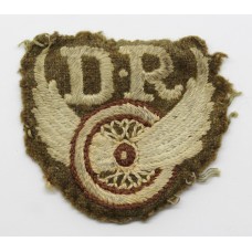 WW2 Unofficial Despatch Riders Cloth Arm Badge