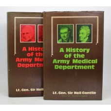 Book - A History of the Army Medical Department (2 Volumes from 1600's to 1898)  by Lt. Gen. Sir Neil Cantlie