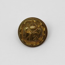 12th Royal Lancers Officer's Button (Small)