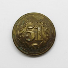 Victorian 51st Regiment (2nd Yorkshire West Riding) Button (Large)