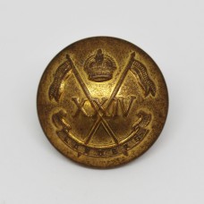 24th Lancers Officer's Button - King's Crown (Large)