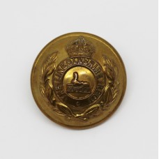 Lincolnshire Regiment Officer's Button - King's Crown (Large)