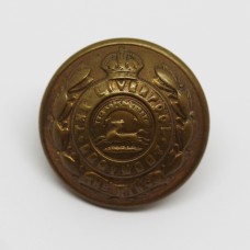 The King's (Liverpool Regiment) Officer's Button - King's Crown (Large)