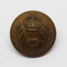 Royal Scots Fusiliers Officer's Button - King's Crown (Large)