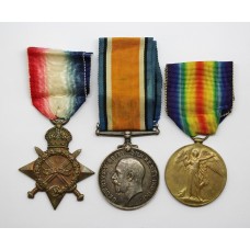 WW1 1914-15 Star Medal Trio - Pte. Mohamed Tandif, 3rd King's African Rifles