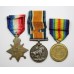 WW1 1914-15 Star Medal Trio - Pte. Mohamed Tandif, 3rd King's African Rifles