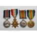 WW1 Military Medal, 1914-15 Star, British War Medal & Victory Medal Group with Silver War Badge - G.W. Hepworth A.B., Hawke Bn. R.N.V.R. (Wounded)