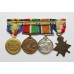 WW1 1914-15 Star, British War Medal, Mercantile Marine War Medal & Victory Medal Group of Four - Eng. Sub Lieutenant J. Nicol, Royal Naval Reserve