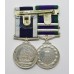 Campaign Service Medal (Clasps - Radfan, Malay Peninsula) & Royal Navy Long Service & Good Conduct Medal - T. Reilly, Shpt. Art.1, Royal Navy