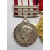 Naval General Service Medal (Clasps - Palestine 1936-1939, Palestine 1945-48) and WW2 Group of Five - W.C. Harris, Ord. Smn. Royal Navy
