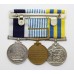Queen's Korea, UN Korea and Royal Navy Long Service & Good Conduct Medal Group - A.S. Baxter, A.A.1., H.M.S. Ariel