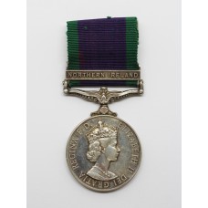 Campaign Service Medal (Clasp - Northern Ireland) - G.P. Grout, N.A.M.1., Royal Navy