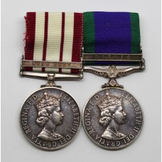 Naval General Service Medal (Clasp - Near East) & Campaign Service Medal (Clasp - Borneo) - Mech.1., Royal Navy