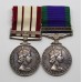 Naval General Service Medal (Clasp - Near East) & Campaign Service Medal (Clasp - Borneo) - Mech.1., Royal Navy