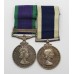 Campaign Service Medal (Clasp - Malay Peninsula) and Royal Naval Long Service & Good Conduct Medal - V. Willingham, R.E.A.(A).1., Royal Navy