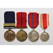 1887 Police Jubilee Medal (Clasp - 1897), 1902 Police Coronation Medal, 1911 Police Coronation Medal & Russian Medal for Zeal (Nicholas II) Group of Four - Ch. Insp. H. Wicks, 2nd Division, Metropolitan Police