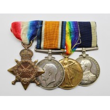 WW1 1914-15 Star, British War Medal, Victory Medal & Royal Naval LS&GC Medal Group - J. Keith, A.B., Royal Navy (Battle of Jutland)