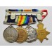 WW1 1914-15 Star, British War Medal, Victory Medal & Royal Naval LS&GC Medal Group - J. Keith, A.B., Royal Navy (Battle of Jutland)