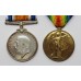 WW1 British War & Victory Medal Pair - Pte. T.R. Rowlinson, 13th Bn. Manchester Regiment